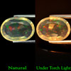 4.27 Ct. Oval Natural Multi Color Opal Sudan Unheated