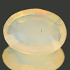 0.68 Ct. Oval Natural White Color Opal Sudan Unheated