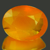 1.68 Ct. Oval Natural Yellow Orange Opal Unheated