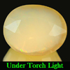5.76 Ct. Oval Natural Multi Color Opal Sudan Unheated