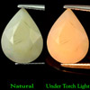 4.55 Ct. Pear Natural Multi Color Opal Sudan Unheated