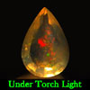 Unheated 0.88 Ct. Pear Natural Multi Color Opal Sudan