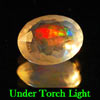 0.75 Ct. Oval Natural Multi Color Opal Sudan Unheated