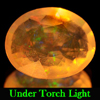 1.22 Ct. Oval Natural Multi Color Opal Sudan Unheated