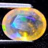 1.65 Ct. Oval Natural Multi Color Opal Sudan Unheated