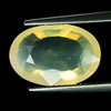 3.97 Ct. Oval Shape Natural White Yellow Opal Unheated