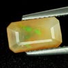 0.98 Ct. Octagon Natural Gem Multi Color Opal Unheated