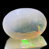 6.96 Ct. Oval Natural Multi Color Opal Sudan Unheated