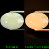 4.72 Ct. Oval Natural Multi Color Opal Sudan Unheated