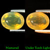 1.42 Ct. Oval Natural Multi Color Opal Sudan Unheated