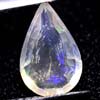 1.13 Ct. Pear Natural Multi Color Opal Sudan Unheated