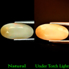 4.07 Ct. Oval Natural Multi Color Opal Sudan Unheated