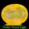 0.58 Ct. Oval Natural Multi Color Opal Sudan Unheated