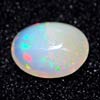 0.52 Ct. Oval Cabochon Natural Multi Color Opal Sudan