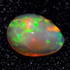 0.71 Ct. Pear Cabochon Natural Multi Color Opal Sudan