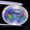 0.74 Ct. Oval Natural Multi Color Opal Sudan Unheated