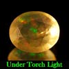 0.83 Ct. Oval Natural Multi Color Opal Sudan Unheated