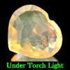 0.75 Ct. Heart Natural Multi Color Opal Sudan Unheated