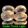 2.33 Ct. 4 Pcs. Oval Natural Multi Color Opal Sudan