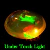 1.83 Ct. Oval Cab Natural Multi Color Opal Unheated Gem