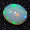 0.72 Ct. Oval Cabochon Natural Multi Color Opal Sudan