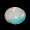 0.26 Ct. Oval Cabochon Natural Multi Color Opal Sudan