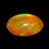 0.65 Ct. Oval Cabochon Natural Multi Color Opal Sudan