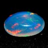 0.74 Ct. Oval Cabochon Natural Multi Color Opal Sudan
