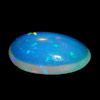 0.89 Ct. Oval Cabochon Natural Multi Color Opal Sudan