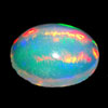 0.86 Ct. Oval Cabochon Natural Multi Color Opal Sudan