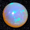 1.48 Ct. Round Cabochon Natural Multi Color Opal Sudan