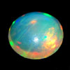 0.92 Ct. Round Cabochon Natural Multi Color Opal Sudan
