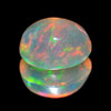 0.76 Ct. Oval Cabochon Natural Multi Color Opal Sudan