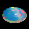 0.65 Ct. Oval Cabochon Natural Multi Color Opal Sudan