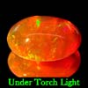 0.81 Ct. Oval Cabochon Natural Multi Color Opal Sudan