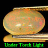 1.10 Ct. Oval Cabochon Natural Multi Color Opal Sudan