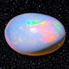 1.20 Ct. Oval Cabochon Natural Multi Color Opal Sudan