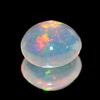 0.50 Ct. Oval Cabochon Natural Multi Color Opal Sudan