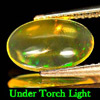 1.20 Ct. Oval Cabochon Natural Multi Color Opal Sudan