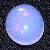 0.89 Ct. Oval Cabochon Natural Multi Color Opal Sudan