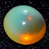 0.85 Ct. Round Cabochon Natural Multi Color Opal Sudan
