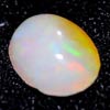 0.67 Ct. Oval Cabochon Natural Multi Color Opal Sudan