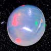 0.54 Ct. Oval Cabochon Natural Multi Color Opal Sudan