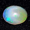 0.65 Ct. Oval Cabochon Natural Multi Color Opal Sudan
