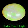 0.68 Ct. Oval Cabochon Natural Multi Color Opal Sudan