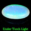 0.64 Ct. Oval Cabochon Natural Multi Color Opal Sudan