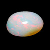 0.88 Ct. Oval Cabochon Natural Multi Color Opal Sudan