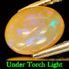 1.08 Ct. Oval Cabochon Natural Multi Color Opal Sudan