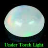 0.82 Ct. Oval Cabochon Natural Multi Color Opal Sudan