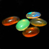 2.13 Ct. 5 Pcs. Oval Cabochon Natural Multi Color Opal